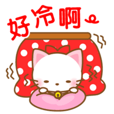 White&pink colored Cat5-Taiwan- sticker #7151066