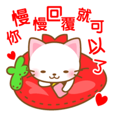 White&pink colored Cat5-Taiwan- sticker #7151076