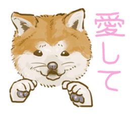 6 kinds of Japanese dog sticker sticker #7151565