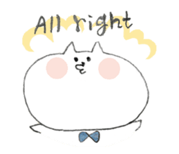 Mochi Neko(English ver.) sticker #7151654