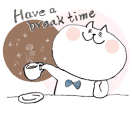 Mochi Neko(English ver.) sticker #7151663