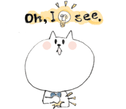 Mochi Neko(English ver.) sticker #7151675