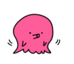 Short foot octopus (Illustrations Only) sticker #7151713