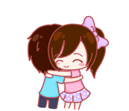 Momo & Taro Love Story sticker #7151796