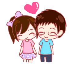 Momo & Taro Love Story sticker #7151799