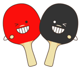 I love table tennis! Ping-Pong sticker #7154290