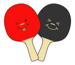 I love table tennis! Ping-Pong sticker #7154292