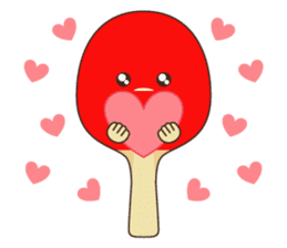 I love table tennis! Ping-Pong sticker #7154294