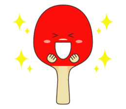 I love table tennis! Ping-Pong sticker #7154295