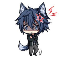 Rabbit-man & Wolf-man Eng.Ver. sticker #7155037