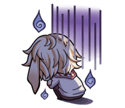 Rabbit-man & Wolf-man Eng.Ver. sticker #7155046