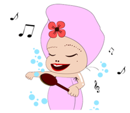 silly girl sticker #7155666