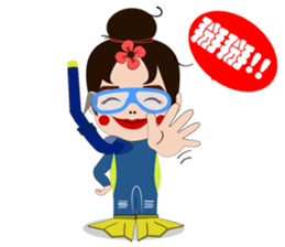 silly girl sticker #7155671