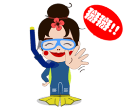silly girl sticker #7155671