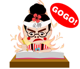 silly girl sticker #7155673