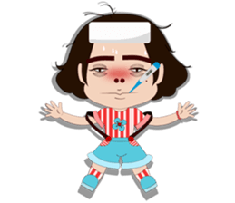 silly girl sticker #7155686