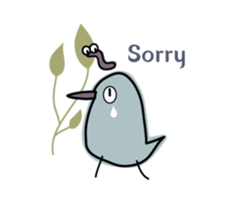 Birds in the forest English ver. sticker #7155893