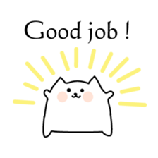 "POKO" CAT English ver. sticker #7156301