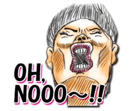 Strange face all stars (English) sticker #7156427