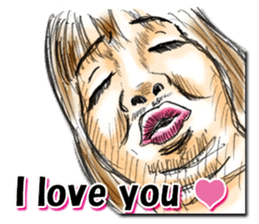 Strange face all stars (English) sticker #7156444