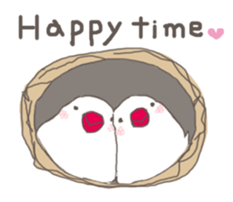 White bird(English) sticker #7156518