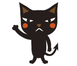 Black Cat Meowmon <English> sticker #7157448