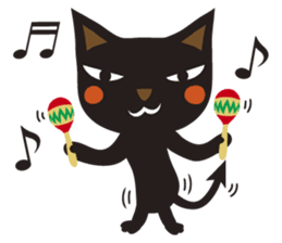 Black Cat Meowmon <English> sticker #7157449