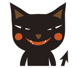 Black Cat Meowmon <English> sticker #7157450