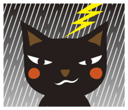 Black Cat Meowmon <English> sticker #7157451