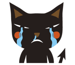 Black Cat Meowmon <English> sticker #7157454