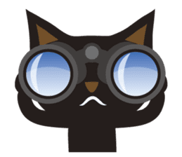 Black Cat Meowmon <English> sticker #7157455