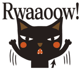 Black Cat Meowmon <English> sticker #7157456