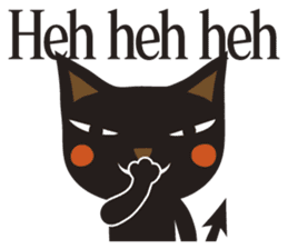 Black Cat Meowmon <English> sticker #7157457