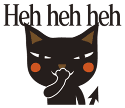 Black Cat Meowmon <English> sticker #7157457