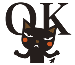 Black Cat Meowmon <English> sticker #7157458