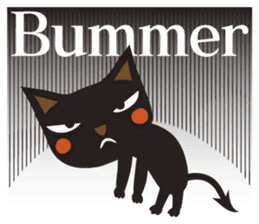 Black Cat Meowmon <English> sticker #7157464