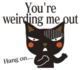 Black Cat Meowmon <English> sticker #7157465