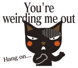 Black Cat Meowmon <English> sticker #7157465