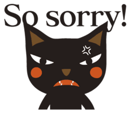 Black Cat Meowmon <English> sticker #7157468