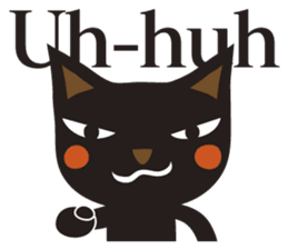 Black Cat Meowmon <English> sticker #7157469