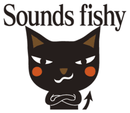 Black Cat Meowmon <English> sticker #7157474