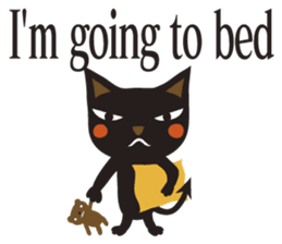 Black Cat Meowmon <English> sticker #7157477
