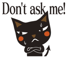 Black Cat Meowmon <English> sticker #7157480