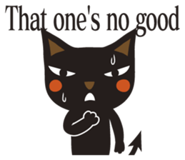 Black Cat Meowmon <English> sticker #7157483