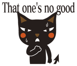 Black Cat Meowmon <English> sticker #7157483