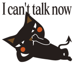 Black Cat Meowmon <English> sticker #7157484