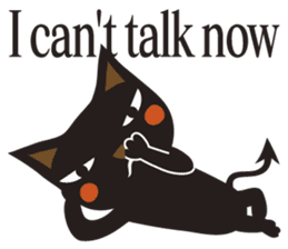 Black Cat Meowmon <English> sticker #7157484