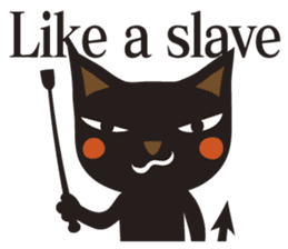 Black Cat Meowmon <English> sticker #7157486