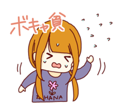 Stickers of girls sticker #7157610