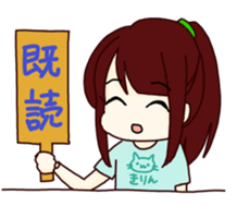 Stickers of girls sticker #7157615